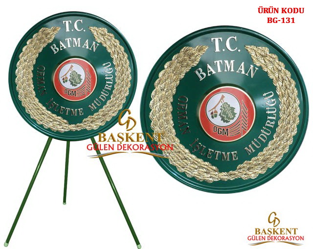 Batman Orman İşletme Müdürlüğü Çelenkleri