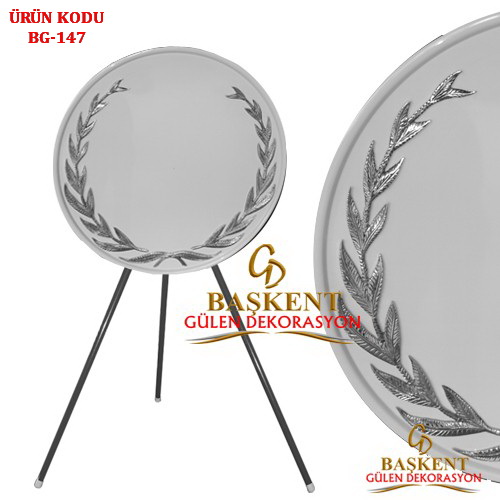 Zeytin Dalı Dokum Yapraklı Çelenk