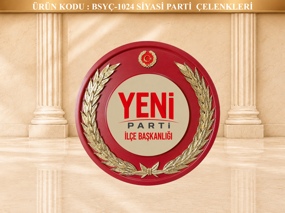 Yeni Parti İlçe Başkanlığı Zeytin Dalı  Çelenkleri