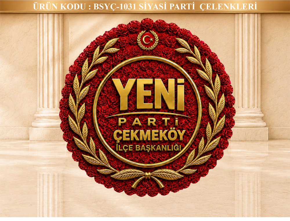 Yeni Parti Çekmeköy Çelenk