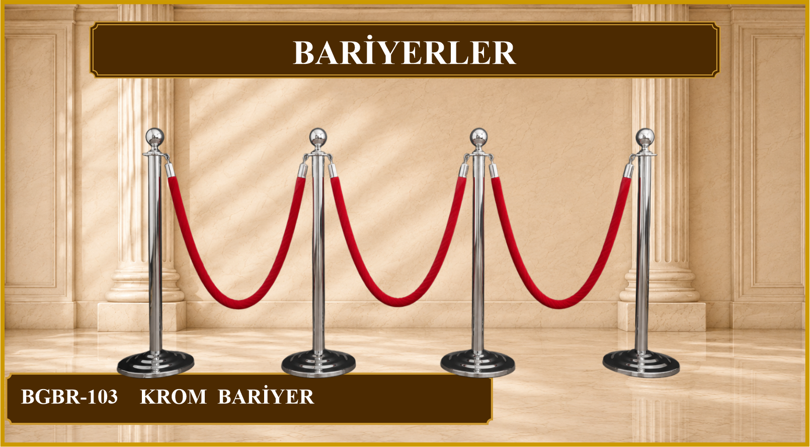 92 Cm KROM BARİYER