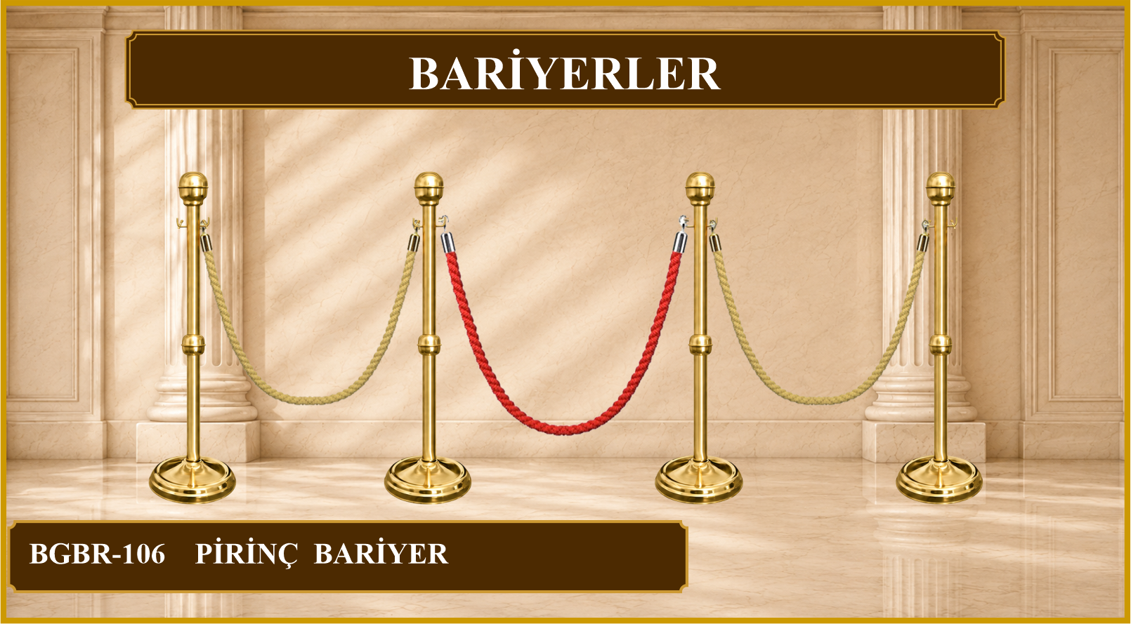 80 Cm. PİRİNÇ BARİYER